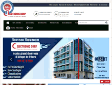 Tablet Screenshot of electroniccorp.sn